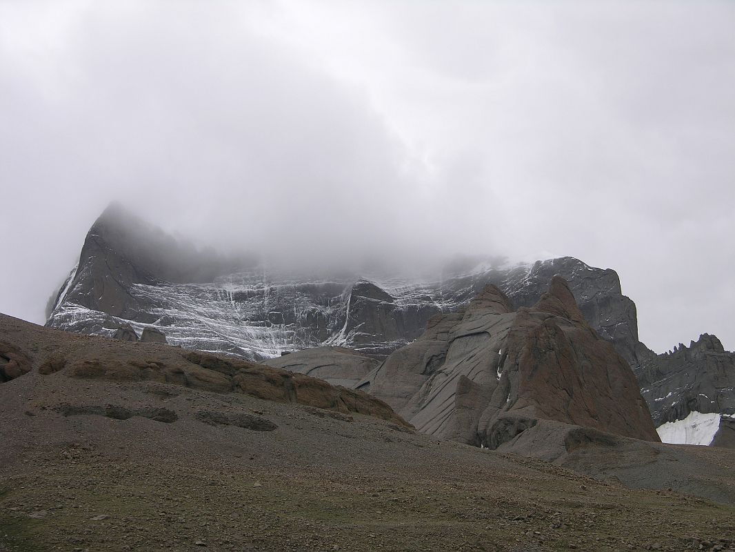 Tibet Kailash 08 Kora 19 Kailash West Face from Tamdrin